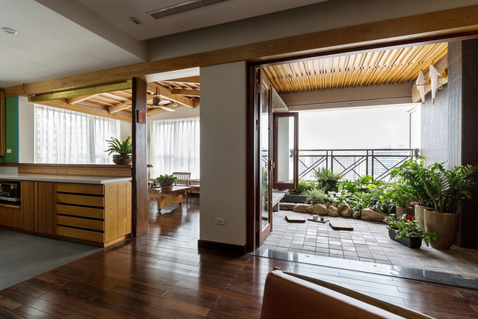 Thiết kế chung cư phong cách nhà vườn Nhật - Chốn thư thái giữa ...