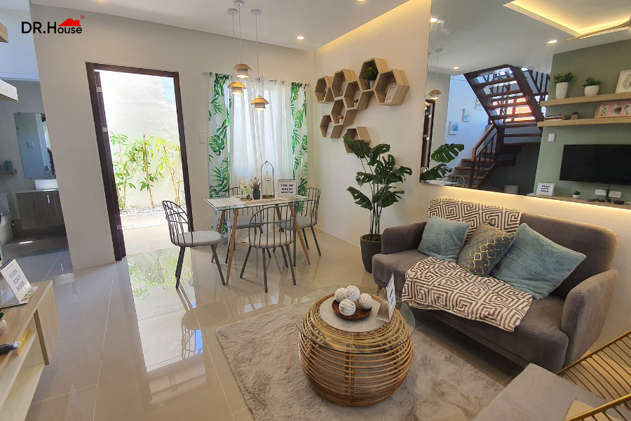Không gian nhà có gác lửng ấm cúng
