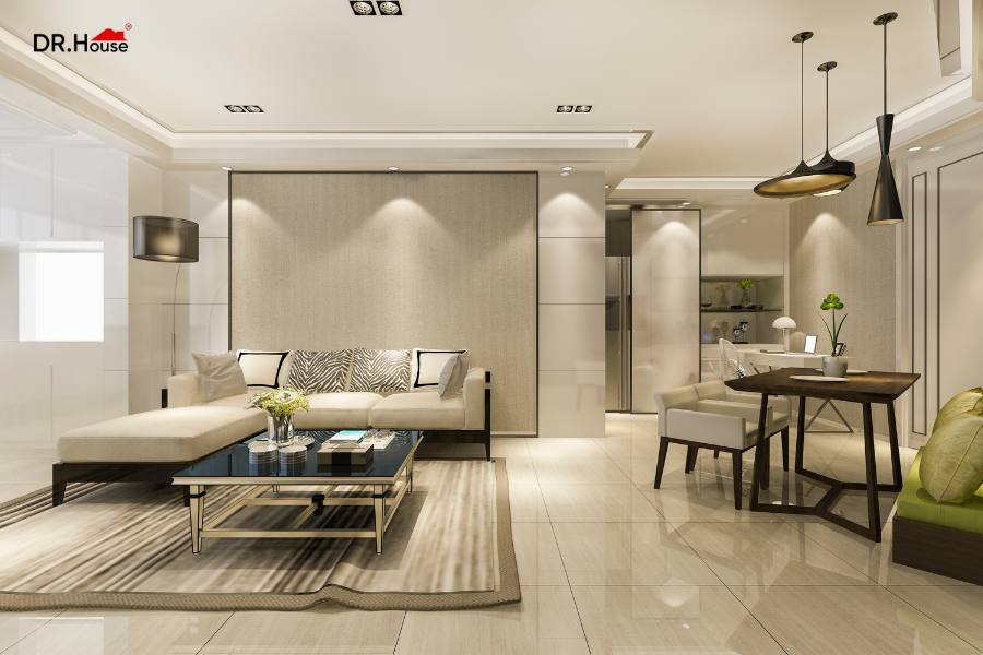 Không gian nhà cấp 4 thông thoáng tiện nghi