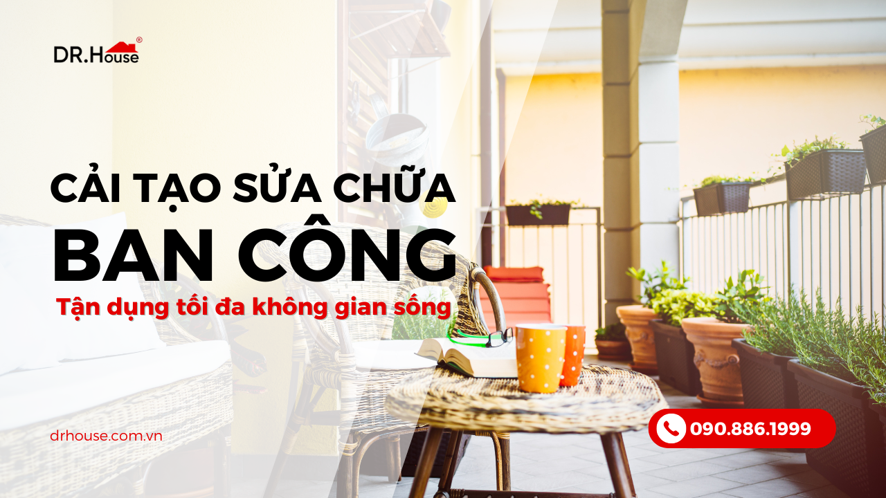 Cải tạo ban công thành góc chill sang - xịn - rẻ