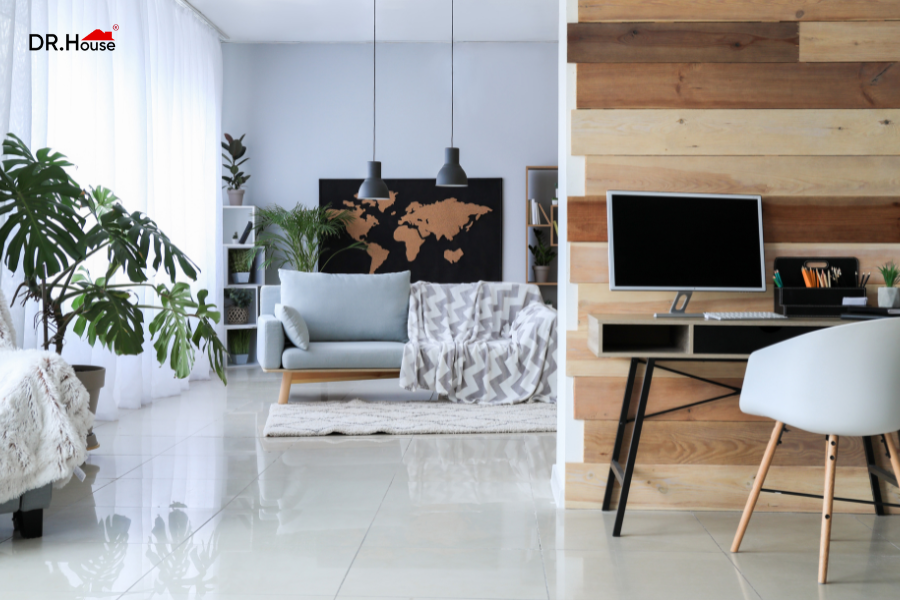 Thiết kế nội thất tận dụng ánh sáng tự nhiên, màu sắc hài hòa