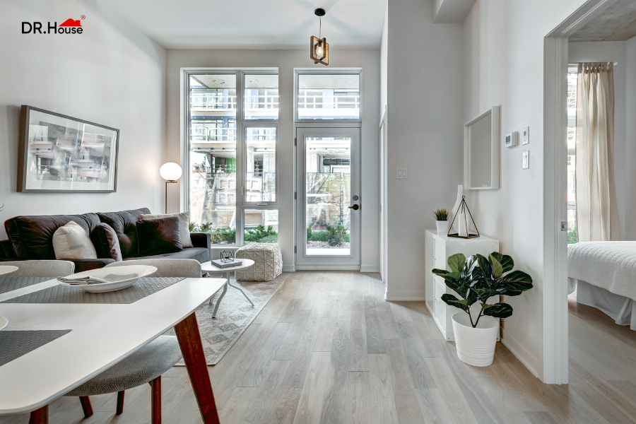 Nhà tập thể tận dụng ánh sáng tự nhiên