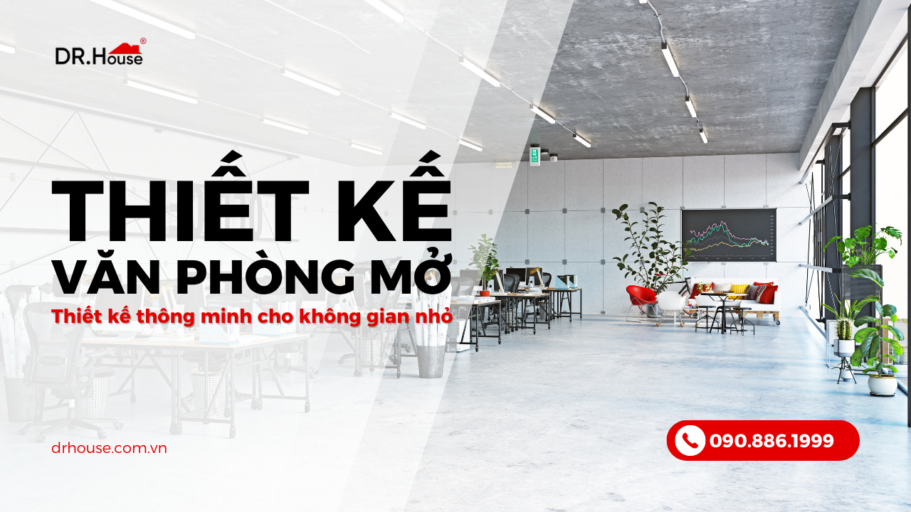 Cải tạo văn phòng làm việc thành không gian mở