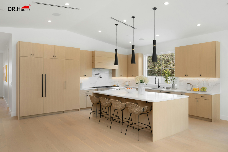 Tích hợp nội thất bếp thông minh, tiết kiệm diện tích