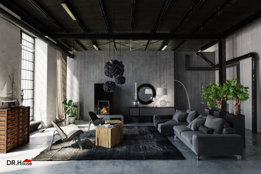 Căn hộ Industrial Style đậm chất cá tính