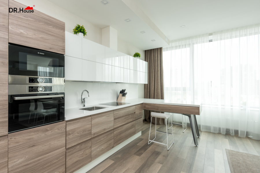 Không gian bếp tối ưu diện tích