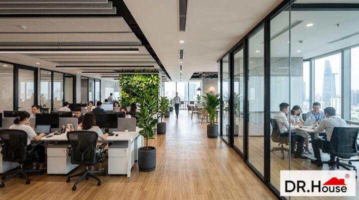 Sửa chữa văn phòng từ A-Z nâng tầm không gian làm việc hiện đại - Dr.House